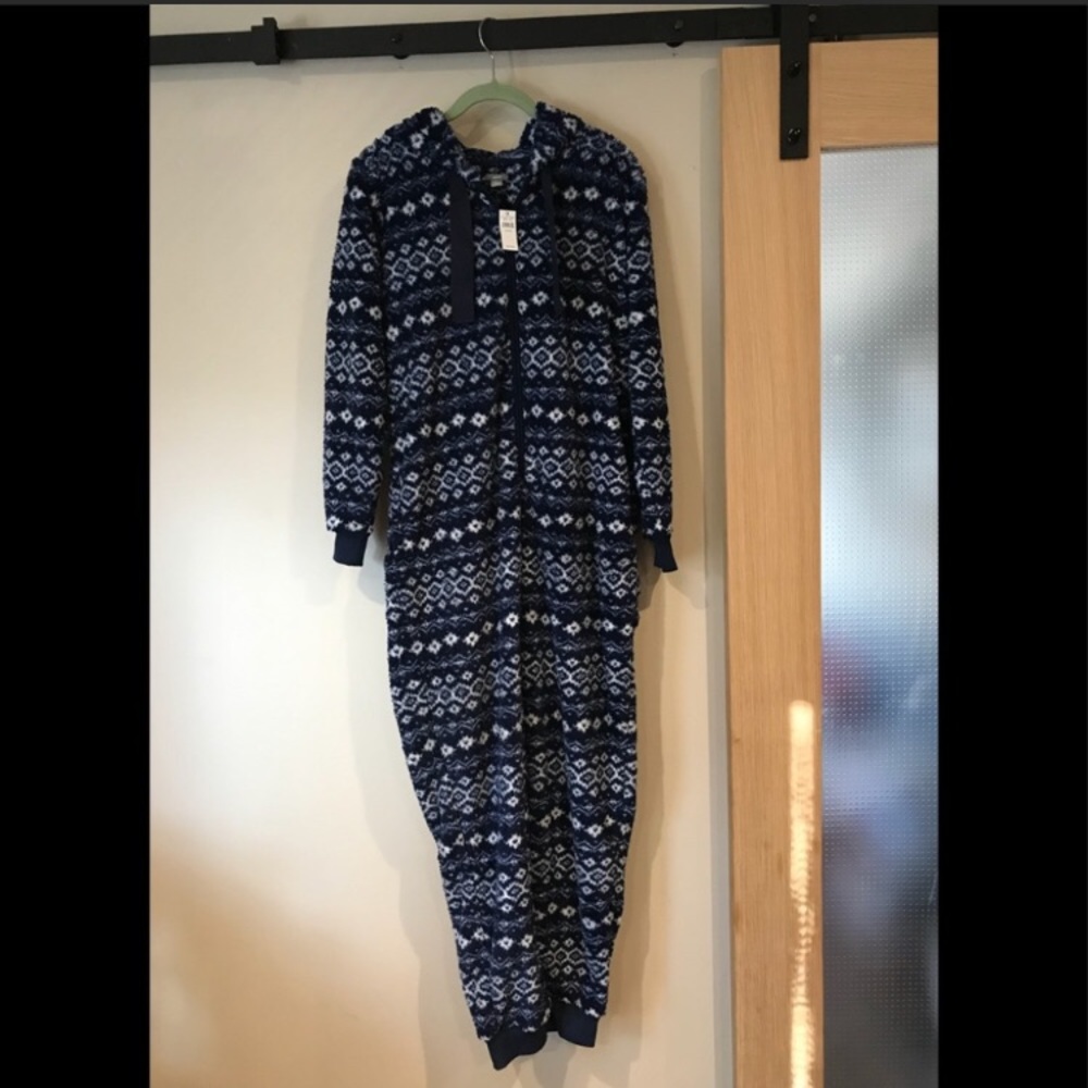 Fair Isle Fuzzy Aerie Onsie